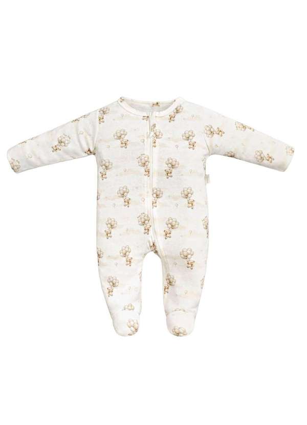 Anjos Baby - Macacão Bebê Longo Estampado Anjos Baby Estampado