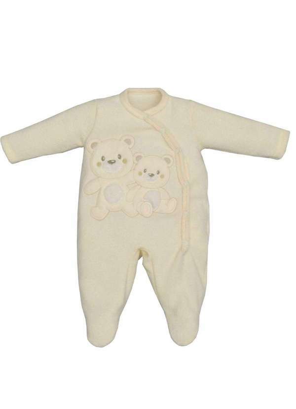 Upi Uli - Macacão Longo Bege Upi Uli Cru