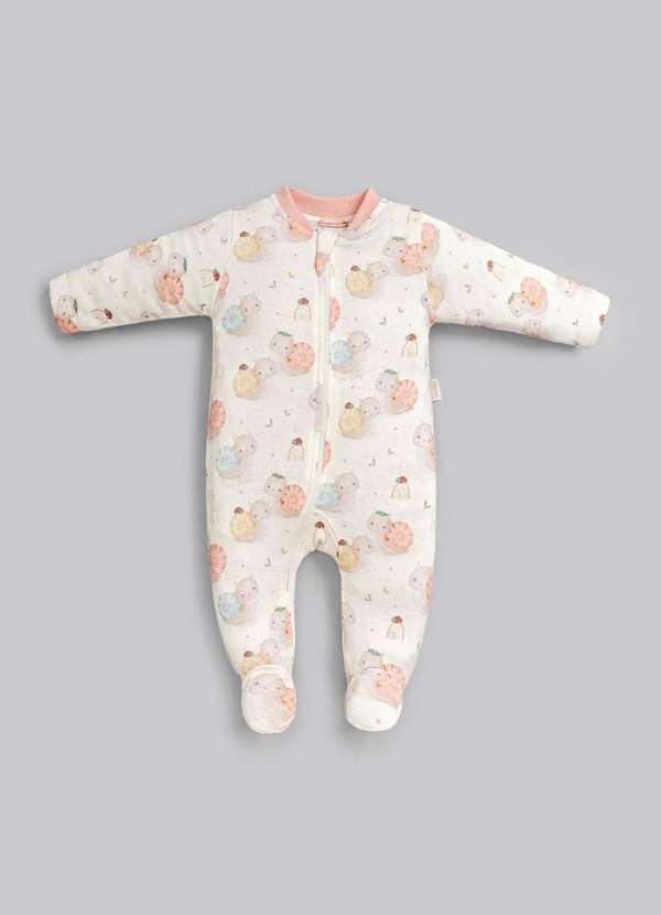 Anjos Baby - Macacão Longo Estampado Anjos Baby Estampado