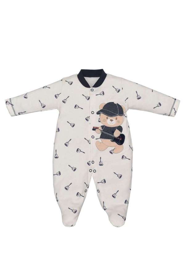 Upi Uli - Macacão Longo Estampado Upi Uli Estampado