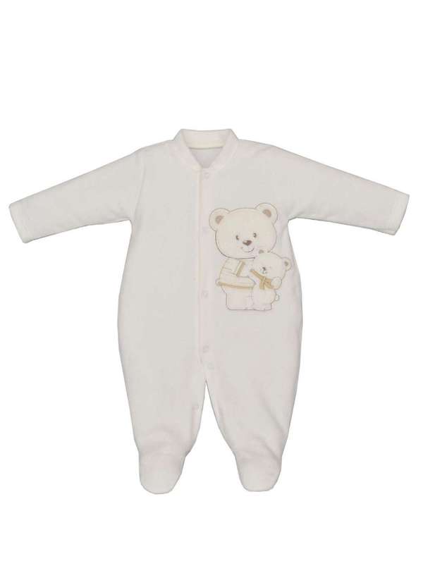 Upi Uli - Macacão Longo Marfim Upi Uli Marfim