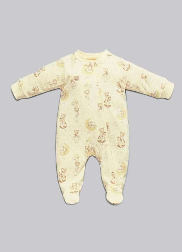 Anjos Baby - Macacão Longo Menino Estampado Anjos Baby Estampado