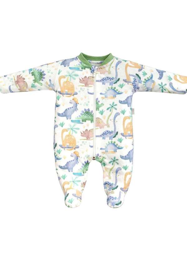 Anjos Baby - Macacão Longo Menino Estampado Anjos Baby Estampado