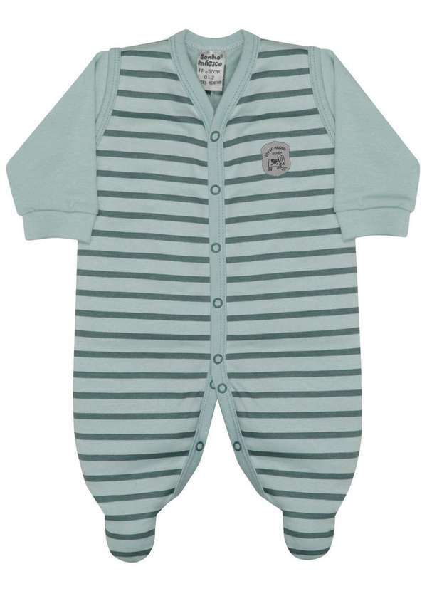 Sonho Mágico - Macacão Sonho Mágico Conforto Estilo Bebê Verde