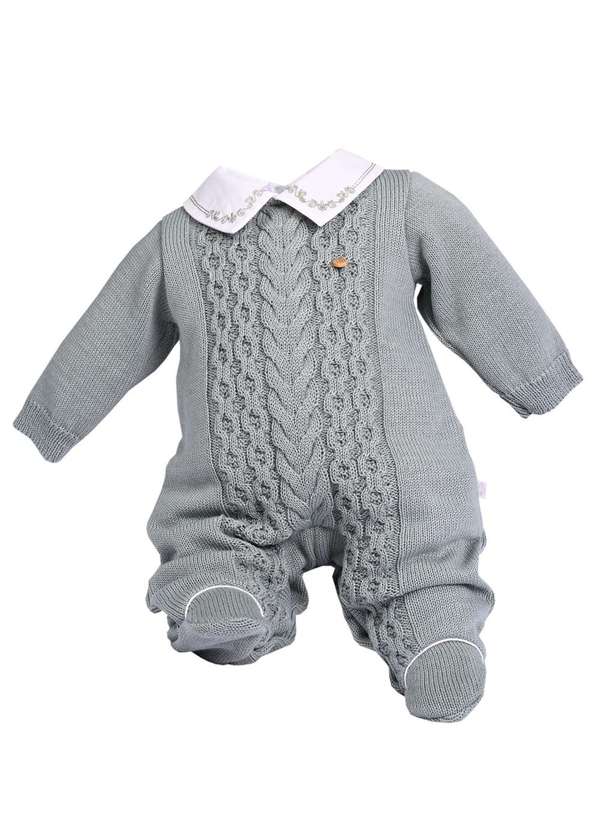 Beth Bebê - Macacão Tricô Verde Beth Bebê Verde