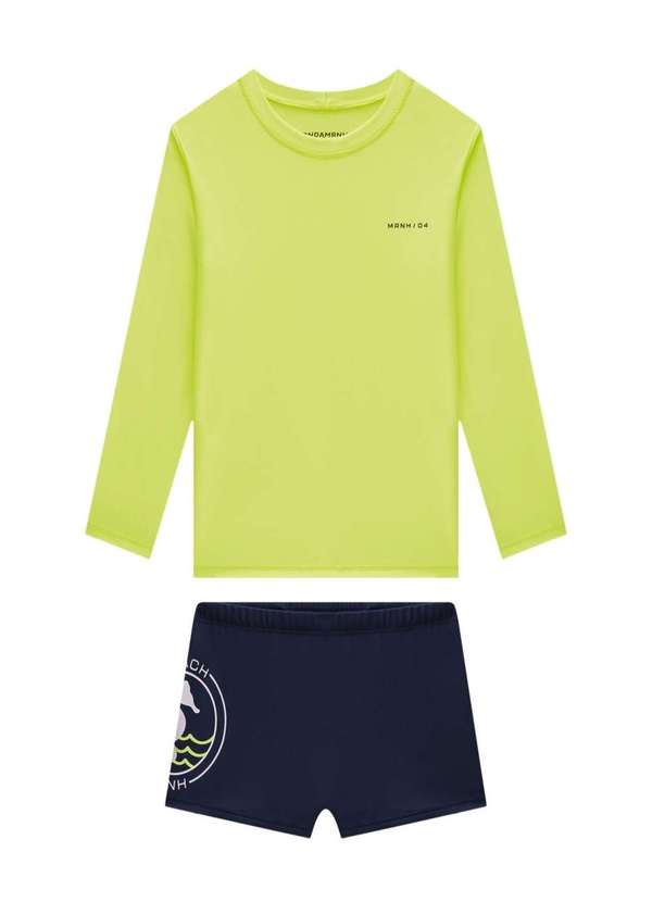 Easy Onda Marinha - Kit de Praia Menino Easy Onda Marinha Verde