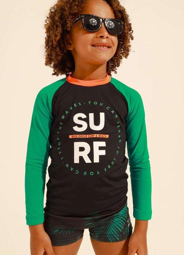 Banana Sungas - Kit Estampado Infantil Menino Banana Sungas Preto