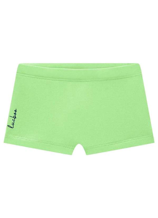 Lucboo - Sunga em Malha Uv Dry com Proteção Lucboo Verde