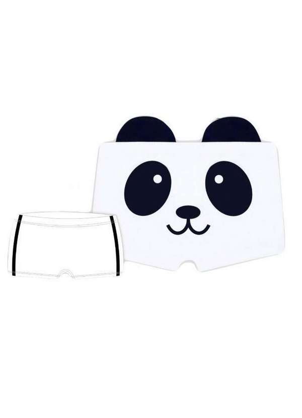 Pupi Biquínis - Sunga Infantil Panda Preto Pupi Preto