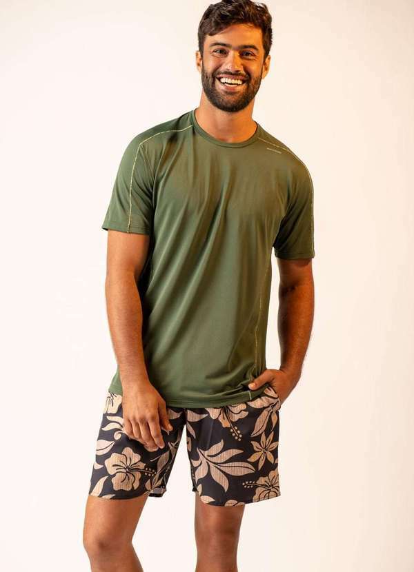 Apneia - T-Shirt Sacarias Dry Cactus Verde