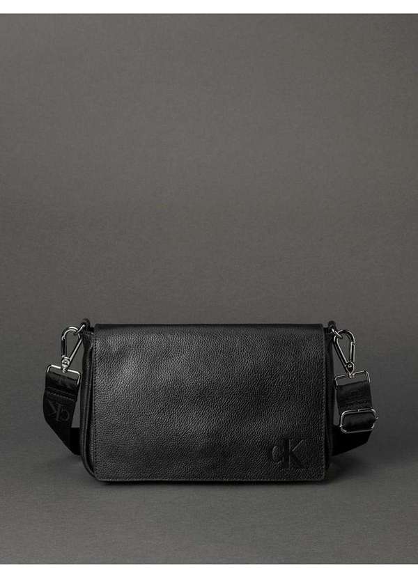 Calvin Klein Jeans - Bolsa Feminina Média Chaveiro Calvin Klein Jeans - Preto Preto