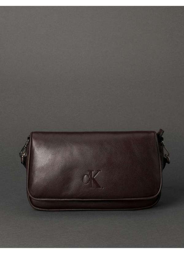 Calvin Klein Jeans - Bolsa Feminina Média Fluffy Calvin Klein Jeans - Cafe Marrom