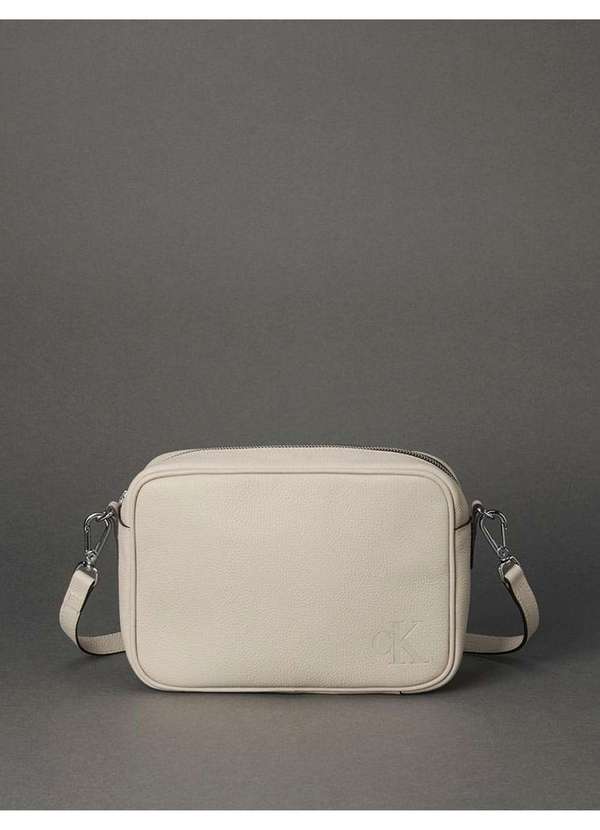 Calvin Klein Jeans - Bolsa Feminina Média Queima Baixo Calvin Klein Jeans - Areia Bege