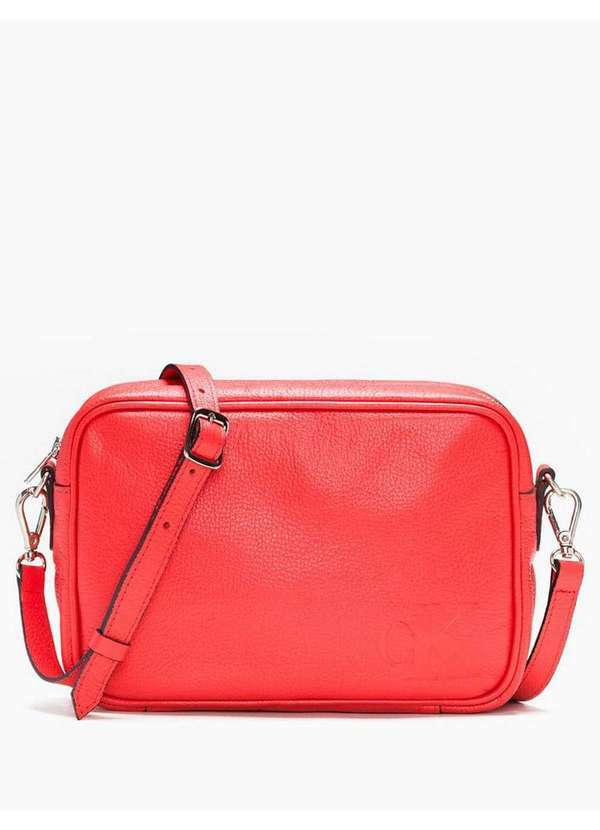 Calvin Klein Jeans - Bolsa Feminina Média Queima Calvin Klein Jeans - Melancia Vermelho