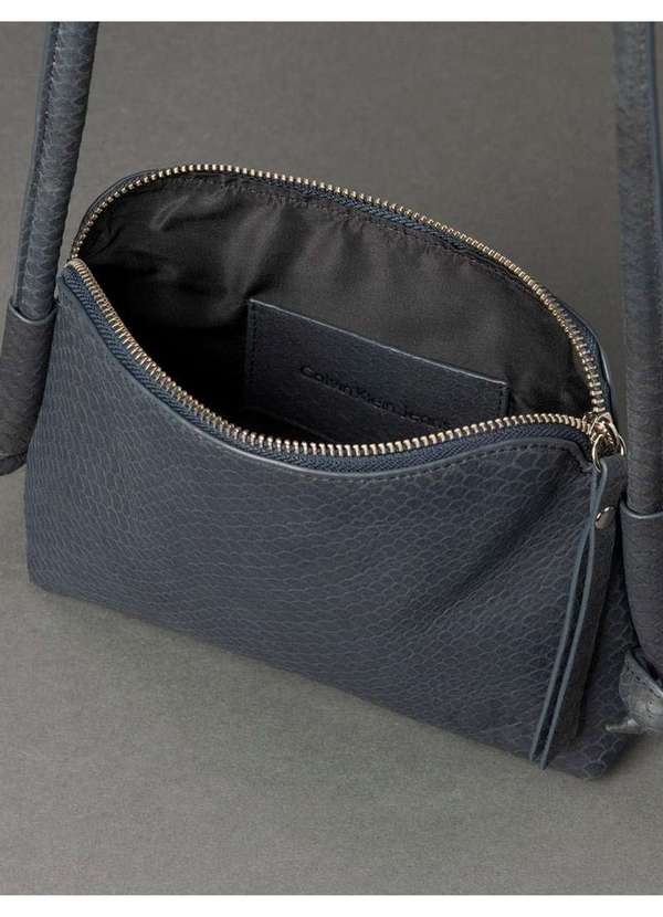 Calvin Klein Jeans - Bolsa Feminina Média Snake Calvin Klein Jeans - Chumbo Cinza 3