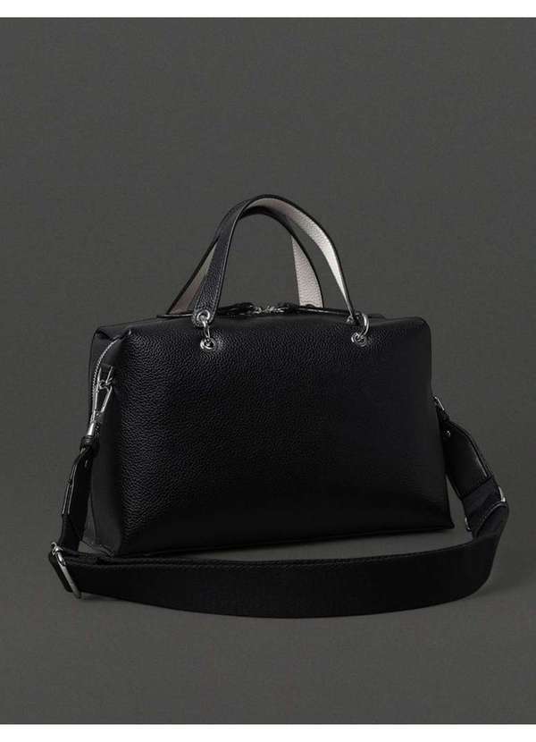Calvin Klein Jeans - Bolsa Feminina Satchel Calvin Klein - Preto Preto