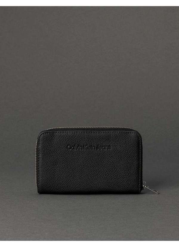 Calvin Klein Jeans - Carteira Feminina Média Queima Calvin Klein Jeans - Preto Preto