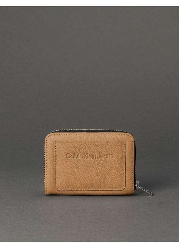 Calvin Klein Jeans - Carteira Feminina Pequena Queima Calvin Klein Jeans - Havana Marrom 2