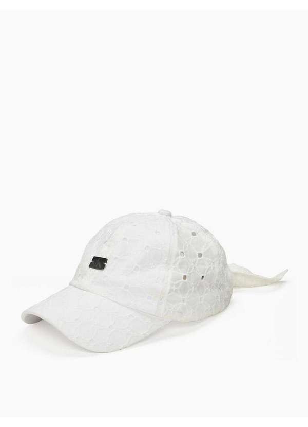 Calvin Klein Jeans - Boné Feminino 6 Gomos Laise Calvin Klein Jeans - Branco Branco