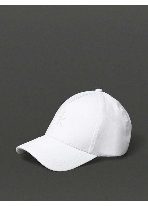 Calvin Klein Jeans - Boné Masculino Lona 5 Gomos Calvin Klein - Branco 2 Branco