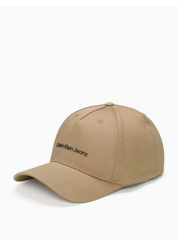 Calvin Klein Jeans - Boné Masculino 5 Gomos Calvin Klein Jeans - Caqui Claro Bege