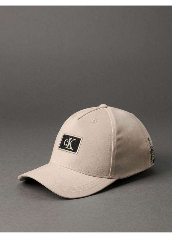 Calvin Klein Jeans - Boné Masculino 5 Gomos Patch Calvin Klein Jeans - Areia Bege