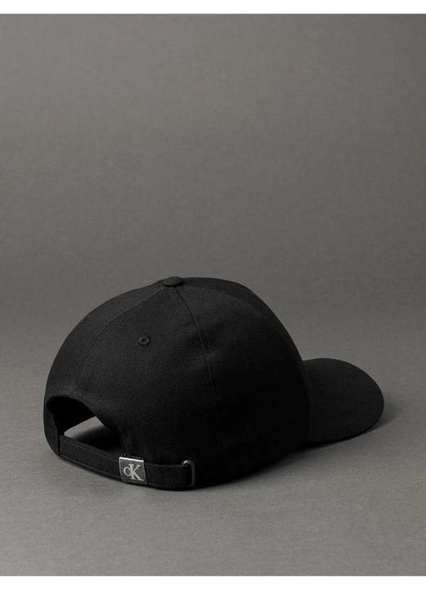 Calvin Klein Jeans - Boné Masculino 5 Gomos Patch Calvin Klein Jeans - Preto Preto