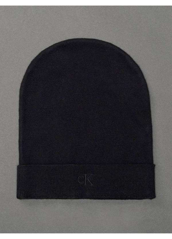 Calvin Klein Jeans - Gorro Masculino Bordado Calvin Klein Jeans - Preto Preto