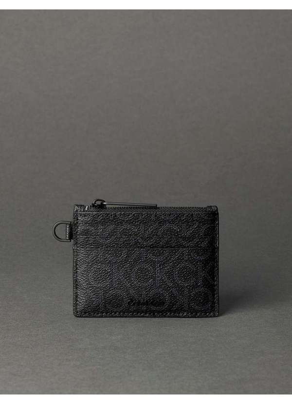 Calvin Klein Jeans - Porta Cartão Masculino Monograma Calvin Klein - Preto Preto