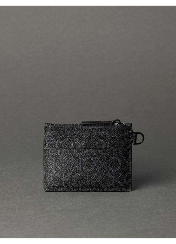 Calvin Klein Jeans - Porta Cartão Masculino Monograma Calvin Klein - Preto Preto 2