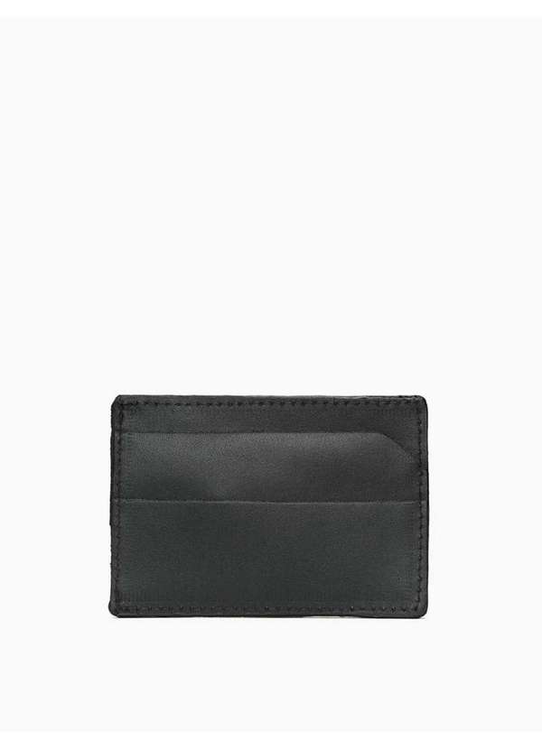 Calvin Klein Jeans - Porta Cartão Masculino Queima Calvin Klein Jeans - Preto Preto