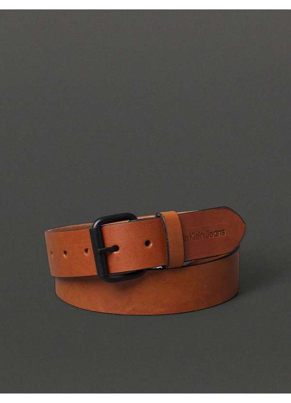 Calvin Klein Jeans - Cinto Masculino Básico Calvin Klein Jeans - Havana Marrom 2