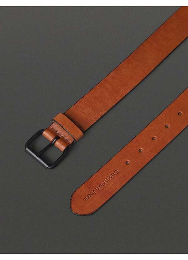 Calvin Klein Jeans - Cinto Masculino Básico Calvin Klein Jeans - Havana Marrom 3