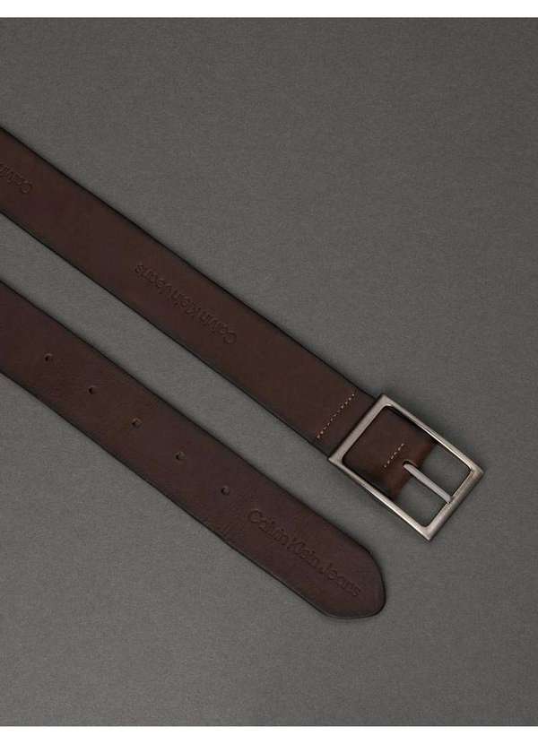 Calvin Klein Jeans - Cinto Masculino Double Face Queima Full Calvin Klein Jeans - Cafe Marrom 2