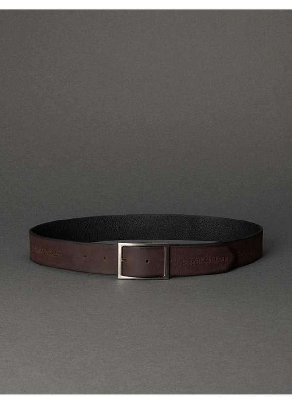 Calvin Klein Jeans - Cinto Masculino Double Face Queima Full Calvin Klein Jeans - Cafe Marrom 3