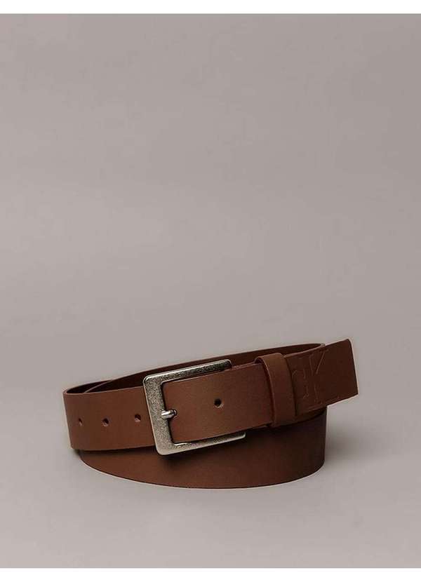 Calvin Klein Jeans - Cinto Masculino Queima Calvin Klein Jeans - Cafe Marrom