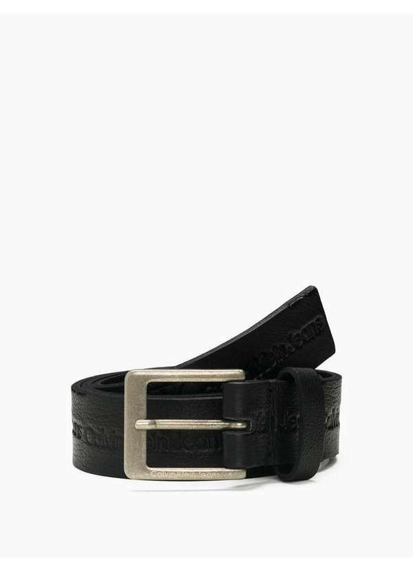 Calvin Klein Jeans - Cinto Masculino Queima Corrida Calvin Klein Jeans - Preto Preto