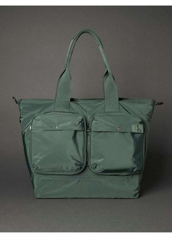 Calvin Klein Jeans - Bolsa Masculina Duffle 2 em 1 Calvin Klein Jeans - Militar Verde
