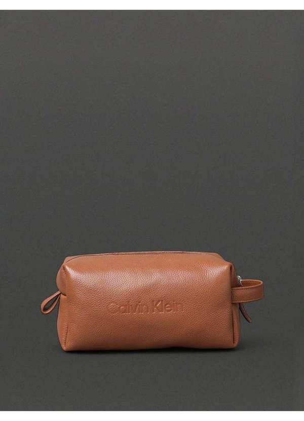 Calvin Klein Jeans - Necessaire Masculina Couro Calvin Klein - Havana Marrom 3