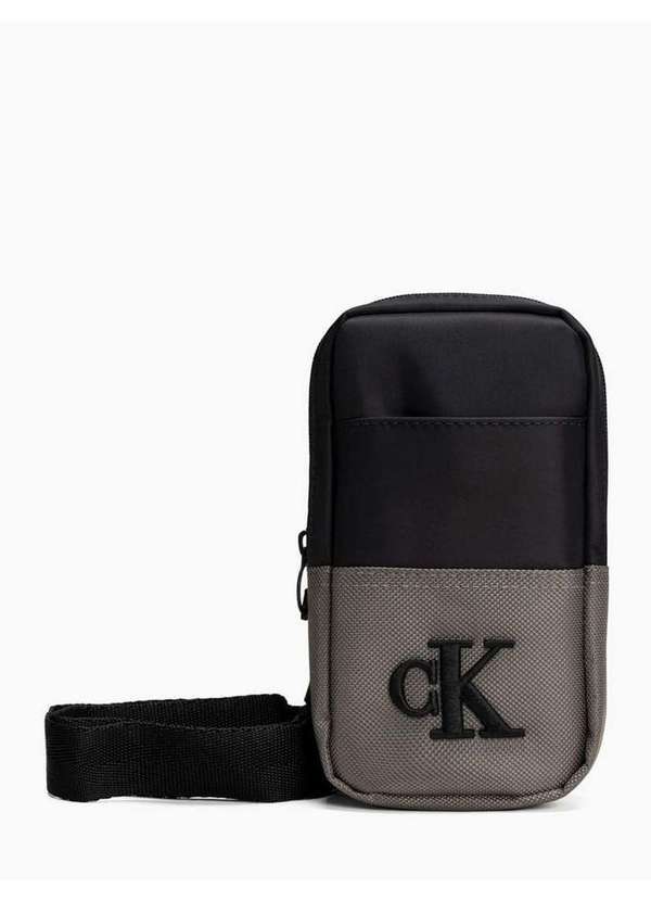 Calvin Klein Jeans - Porta Celular Masculino Bordado Calvin Klein Jeans - Preto Preto