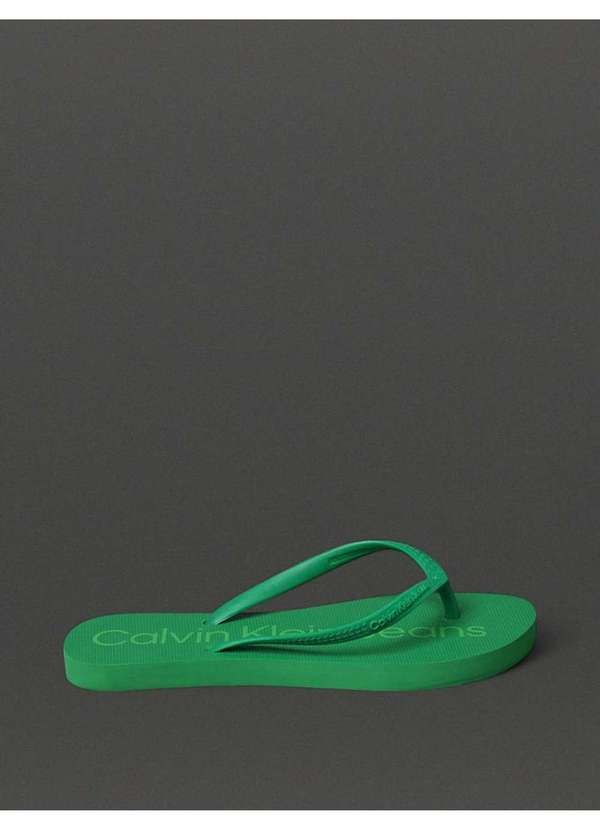 Calvin Klein Jeans - Chinelo Feminino Basic Calvin Klein Jeans - Verde Médio Verde 3