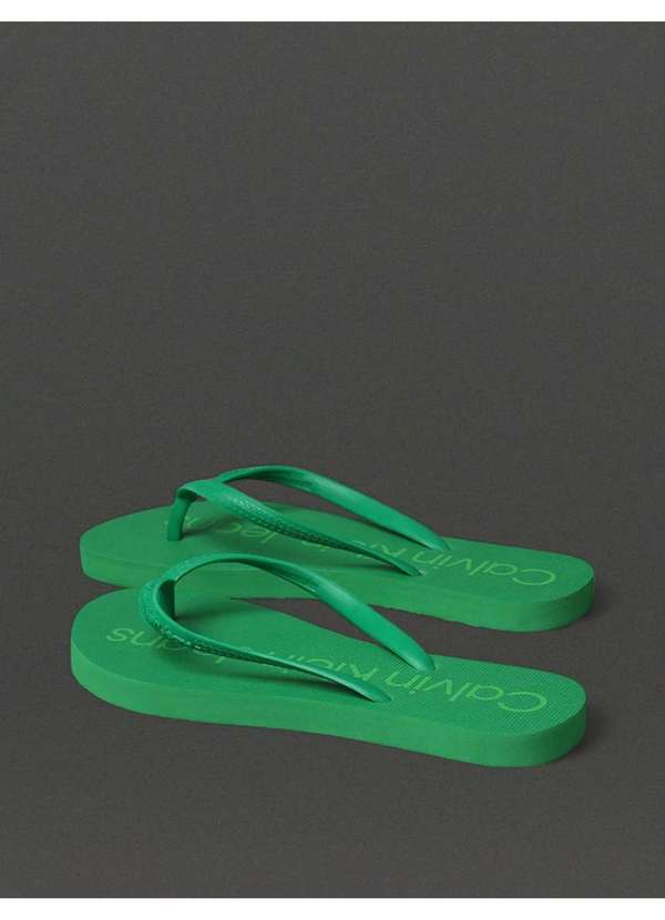 Calvin Klein Jeans - Chinelo Feminino Basic Calvin Klein Jeans - Verde Médio Verde 4