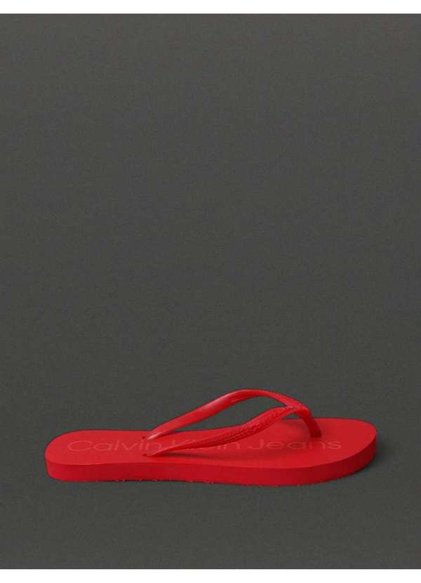 Calvin Klein Jeans - Chinelo Feminino Basic Calvin Klein Jeans - Vermelho Vermelho 1