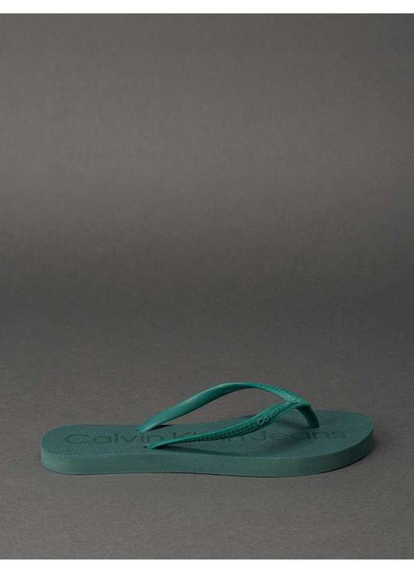 Calvin Klein Jeans - Chinelo Feminino Basic Calvin Klein Jeans - Verde Médio Verde