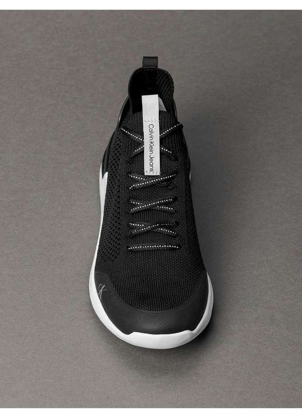 Calvin Klein Jeans - Tênis Feminino Air Knitting Calvin Klein Jeans - Preto Preto