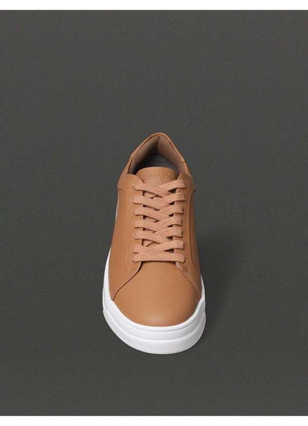 Calvin Klein Jeans - Tênis Feminino Couro Calvin Klein - Havana Marrom 2