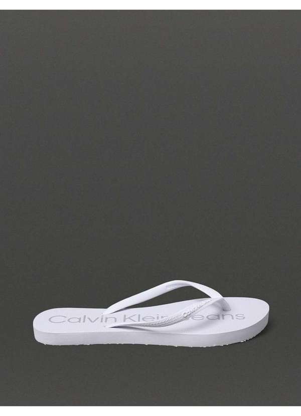 Calvin Klein Jeans - Chinelo Feminino Basic Calvin Klein Jeans - Branco 2 Branco
