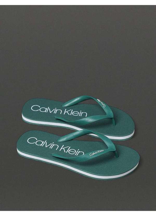 Calvin Klein Jeans - Chinelo Masculino Calvin Klein Swimwear - Verde Verde 2