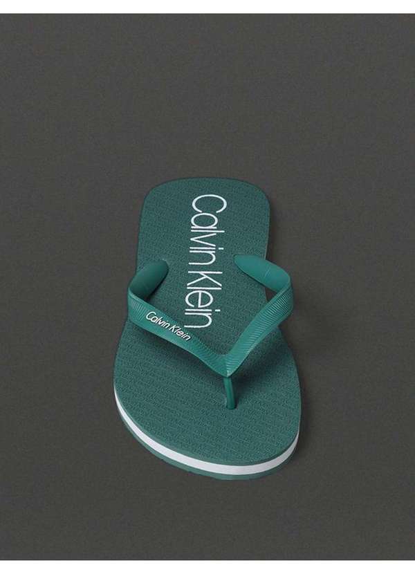 Calvin Klein Jeans - Chinelo Masculino Calvin Klein Swimwear - Verde Verde 4