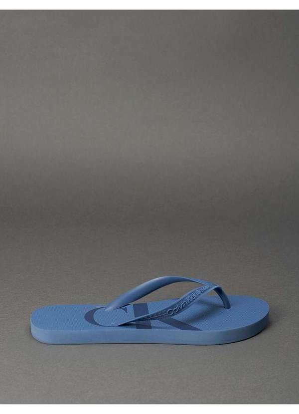 Calvin Klein Jeans - Chinelo Masculino Logo Corrido Calvin Klein Jeans - Indigo Azul
